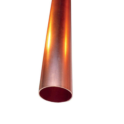 C10100 C10200 99.9% शुद्ध कॉपर पाइपिंग C11000 15mm 22mm पानी के पाइप के लिए