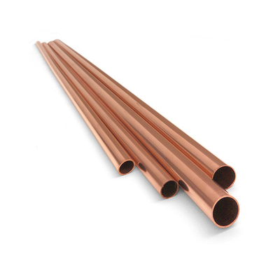 C10100 C10200 99.9% शुद्ध कॉपर पाइपिंग C11000 15mm 22mm पानी के पाइप के लिए