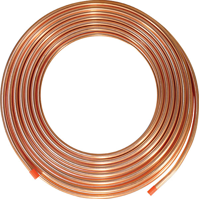 C10100 C10200 99.9% शुद्ध कॉपर पाइपिंग C11000 15mm 22mm पानी के पाइप के लिए