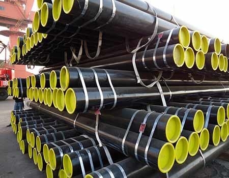 PSL1 API 5L स्टील पाइप GR B 100cr6 X42 X52 X60 X65 ASTM A106 A53 कार्बन स्टील